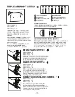 Предварительный просмотр 20 страницы Siruba HSM-2517 Instructions Manual