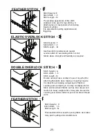 Предварительный просмотр 21 страницы Siruba HSM-2517 Instructions Manual