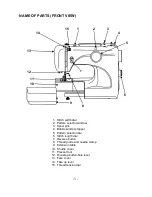 Предварительный просмотр 4 страницы Siruba HSM-2722 Instruction