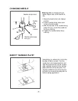 Предварительный просмотр 17 страницы Siruba HSM-2722 Instruction