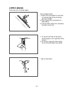 Предварительный просмотр 28 страницы Siruba HSM-2722 Instruction