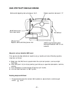 Предварительный просмотр 29 страницы Siruba HSM-2722 Instruction