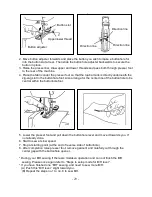 Предварительный просмотр 30 страницы Siruba HSM-2722 Instruction