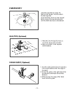 Предварительный просмотр 32 страницы Siruba HSM-2722 Instruction