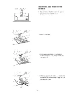 Предварительный просмотр 11 страницы Siruba HSP-68100 Instructions Manual