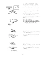 Предварительный просмотр 16 страницы Siruba HSP-68100 Instructions Manual