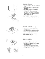 Предварительный просмотр 34 страницы Siruba HSP-68100 Instructions Manual