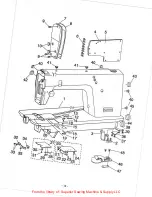 Предварительный просмотр 25 страницы Siruba L381 Instruction Book / Parts List