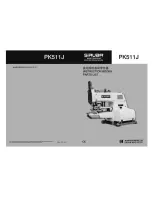 Предварительный просмотр 1 страницы Siruba PK511 Instruction Book And Parts List