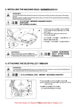 Предварительный просмотр 11 страницы Siruba PK522 Instructions And Parts List