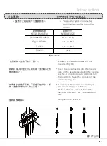 Preview for 19 page of Siruba VC008 Instruction Book / Parts List