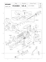 Preview for 46 page of Siruba VC008 Instruction Book / Parts List