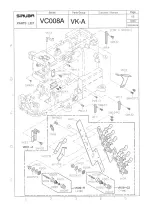 Preview for 52 page of Siruba VC008 Instruction Book / Parts List