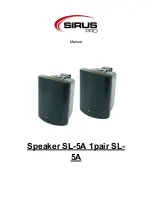 Sirus SL-5A Manual preview