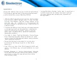 Preview for 5 page of Siselectron SWE2520 User Manual