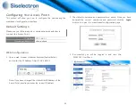 Preview for 15 page of Siselectron SWE2520 User Manual