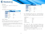 Preview for 19 page of Siselectron SWE2520 User Manual