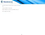 Preview for 40 page of Siselectron SWE2520 User Manual