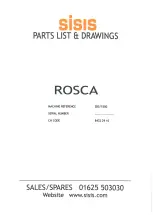 Предварительный просмотр 7 страницы Sisis Rosca SBS/15002 Operating Instructions Manual