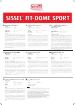 Preview for 2 page of Sissel FIT-DOME SPORT Quick Start Manual