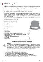 Preview for 3 page of Sissel HEATING PILLOW Instructions For Use Manual