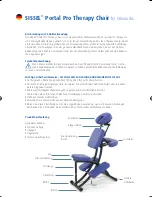 Предварительный просмотр 2 страницы Sissel Portal Pro Therapy Chair Instructions For Use Manual