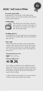 Preview for 3 page of Sissel Soft Curve Product Information