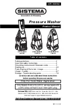 SISTEMA CLEAN MASTER 1600TSS Product Manual preview