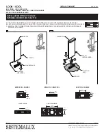 Предварительный просмотр 3 страницы Sistemalux MINI LOOK Installation Sheet