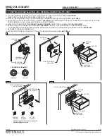 Preview for 3 page of Sistemalux MINICOOL SQUARE Instruction Sheet