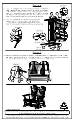 Preview for 4 page of Sister Bay HYANNIS DOUBLE GLIDER Assembly Instructions