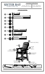 Preview for 1 page of Sister Bay Hyannis MHYA-DCC-R Assembly Instructions