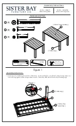 Preview for 1 page of Sister Bay Milano Dining Table MMIL-DT Assembly Instructions