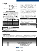 Preview for 4 page of Sit 695 NGA Use And Installation Instructions