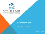 SITE DRAINER SD 400V Instruction Manual preview