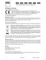 Preview for 4 page of Sitec DELTA 2.0 Operating Instructions Manual