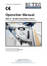 Sitec DSG-D Operation Manual preview