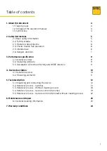 Preview for 3 page of Sitec PESCHL eos Transfer Tray P7810 Operation Manual