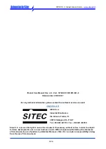 Preview for 24 page of Sitec TRG 72x72 User Manual