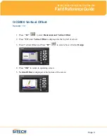 Preview for 16 page of Sitech GCS900 Field Reference Manuals