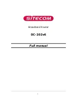 Sitecom DC-202V6 User Manual preview