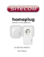 Sitecom homeplug LN-550 User Manual предпросмотр