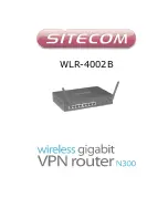 Sitecom N300 User Manual preview