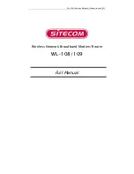 Sitecom WL-108 Full Manual preview