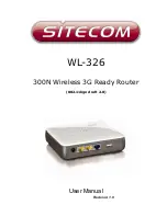 Sitecom WL-303 User Manual preview