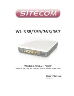 Sitecom WL-358 User Manual preview