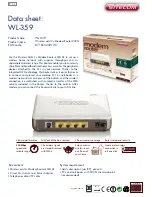 Preview for 1 page of Sitecom WL-359 Datasheet