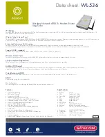 Предварительный просмотр 2 страницы Sitecom WL-536 Brochure & Specs