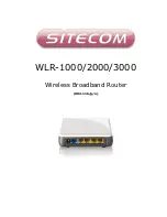 Sitecom WLR-1000 User Manual preview