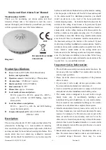 Preview for 1 page of Siterwell GS592 User Manual